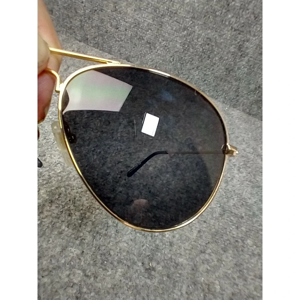 DIFF Eyewear Cruz Aviator Sunglasses Gold Grey GD-GR 186 58-16-145 With Case